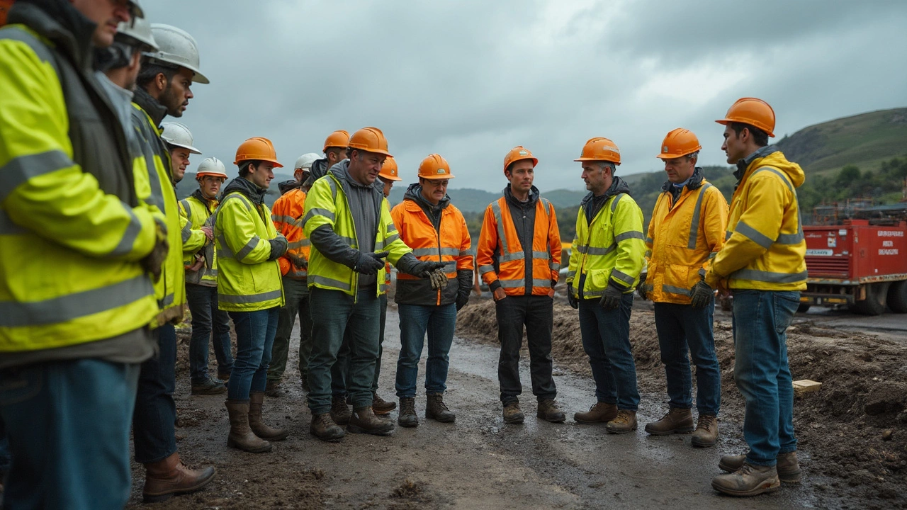 What Type of Footwear Should Never Be Worn on a Job Site in Ireland?